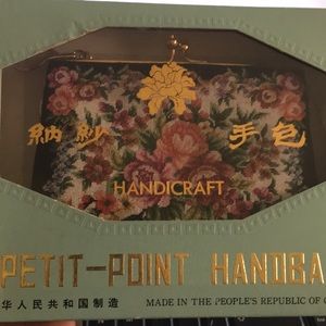 Vintage Petit-Point handbag with original box